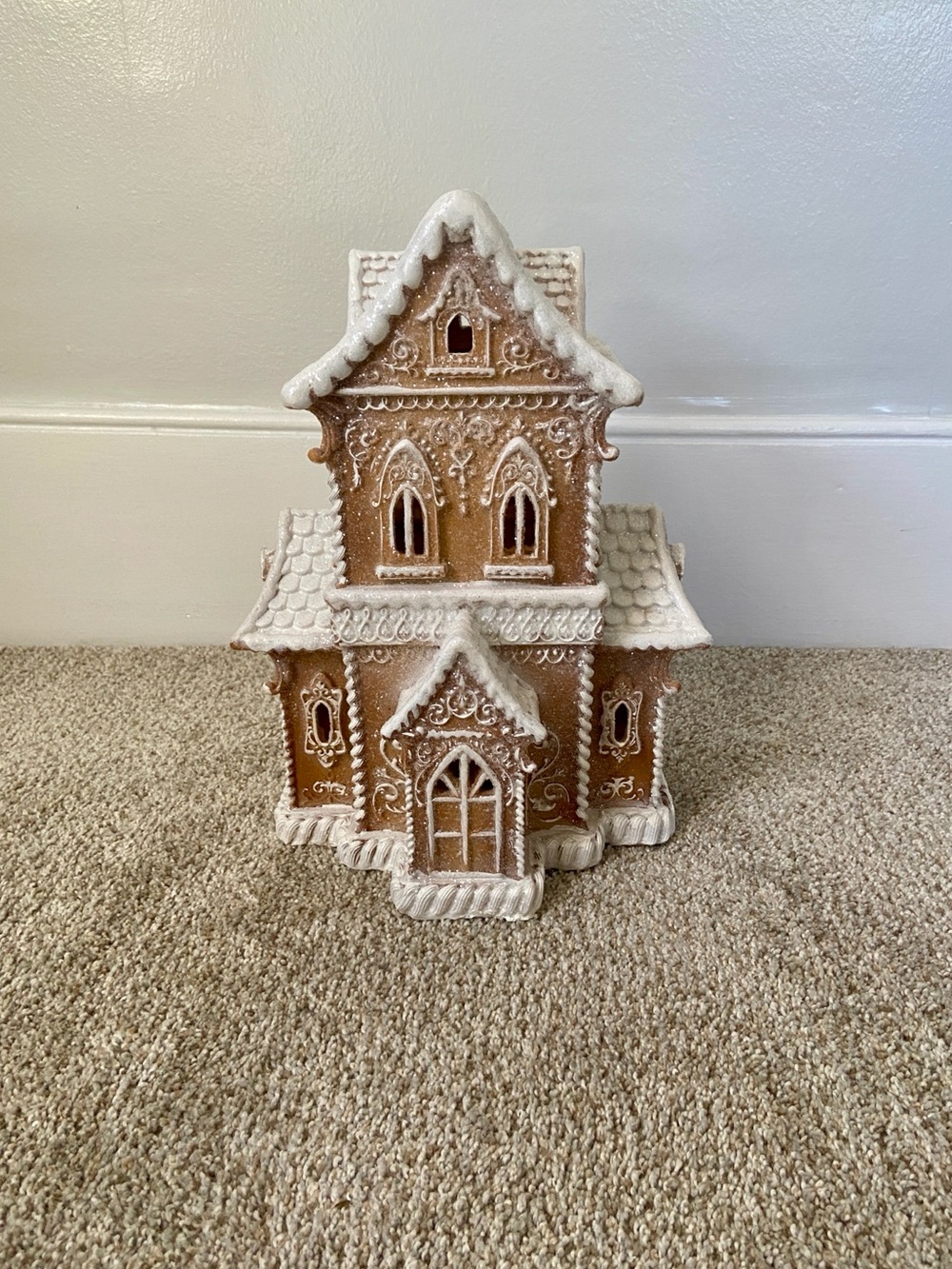 RAZ Imports Lighted LED Gingerbread House Christmas Village - Picture 2 of 15